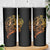 Tattoo Skull Skinny Tumbler Golden Skull Face Tattoo