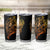 Tattoo Skull Tumbler Cup Golden Skull Face Tattoo