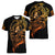 tattoo-skull-women-v-neck-t-shirt-golden-skull-face-tattoo