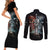 warrior-skull-couples-matching-short-sleeve-bodycon-dress-and-long-sleeve-button-shirts-skull-warrior-viking