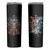 Warrior Skull Skinny Tumbler Skull Warrior Viking