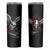 Wings Rose Skull Skinny Tumbler Romantic Rose Skull Wings