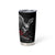 Wings Rose Skull Tumbler Cup Romantic Rose Skull Wings