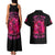 Flame Skull Couples Matching Tank Maxi Dress and Hawaiian Shirt I Have 3 Sides Quite Sweet Funny Crazy And The Side You Never See