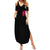 Flame Skull Summer Maxi Dress I Have 3 Sides Quite Sweet Funny Crazy And The Side You Never See