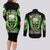 Thunder Skull Couples Matching Long Sleeve Bodycon Dress and Long Sleeve Button Shirt I'm Not Anti-Social I Must Not User Friendly