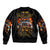 Flame Jeep Bomber Jacket I'm The Black Jeep Of The Family