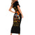 Flame Jeep Short Sleeve Bodycon Dress I'm The Black Jeep Of The Family