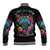 Flower Jeep Baseball Jacket Not All Who Wander Are Lost