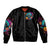 Flower Jeep Bomber Jacket Not All Who Wander Are Lost