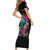 Flower Jeep Short Sleeve Bodycon Dress Not All Who Wander Are Lost