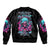 Lady Skull Bomber Jacket The Good Girl In Me Got Tired Of The Bullshit