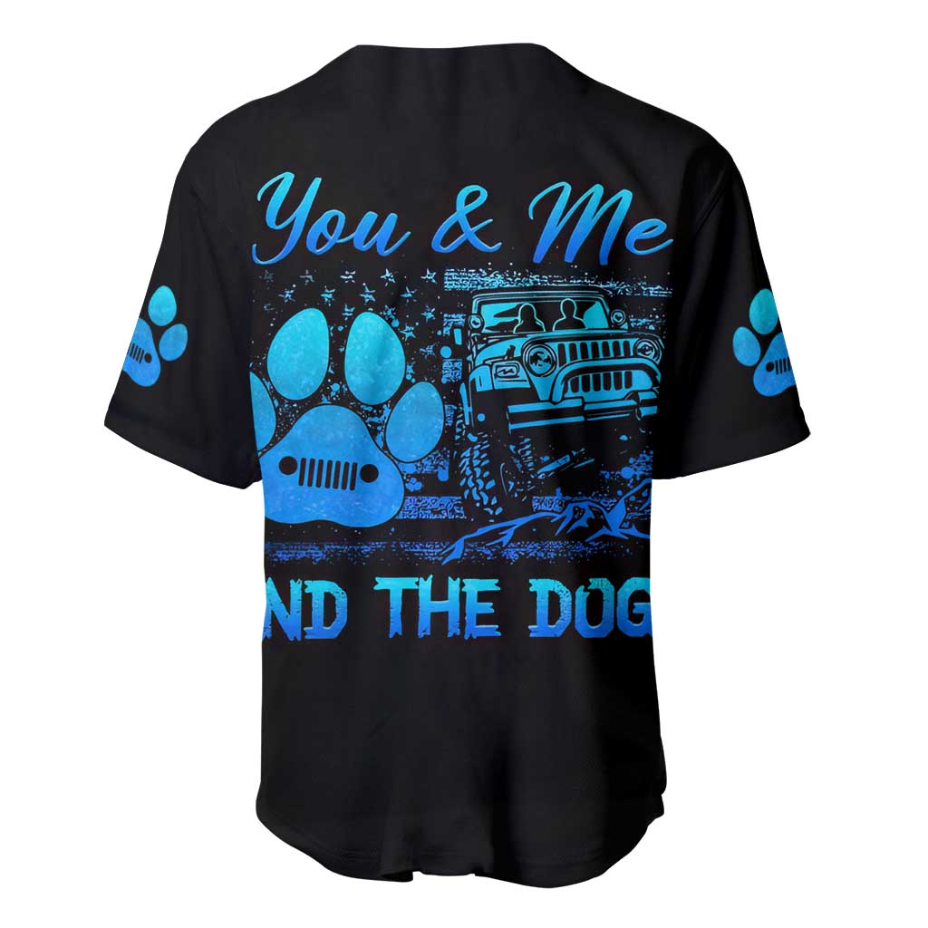 Jeep Life Baseball Jersey You & Me And The Dogs DT01