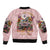 Flower Jeep Bomber Jacket Not All Who Wander Are Lost