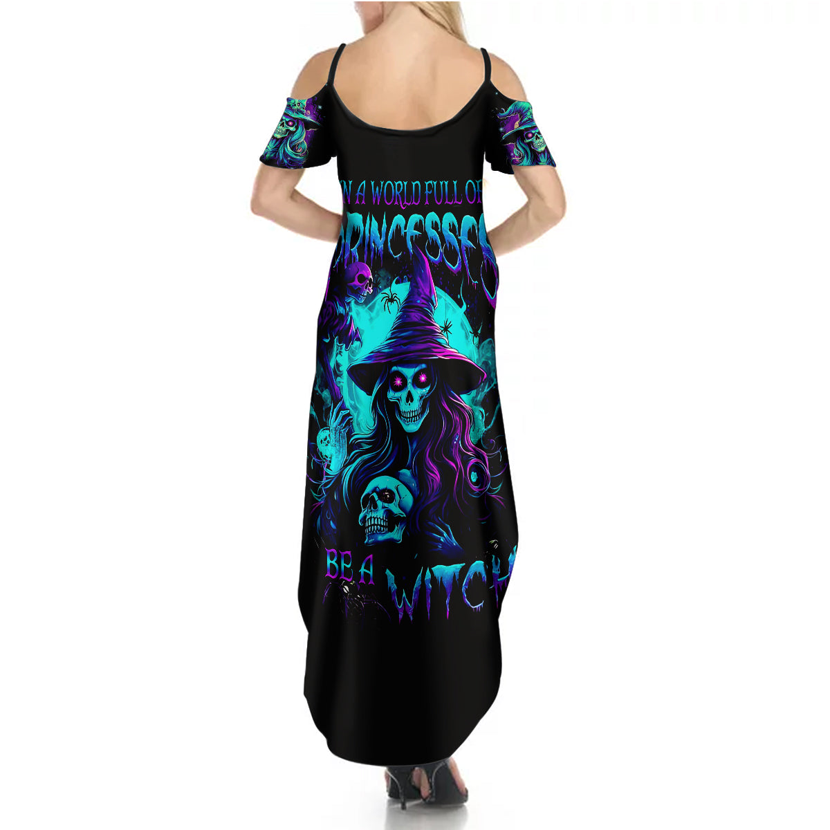 witch-skull-summer-maxi-dress-skull-witch-hello-darkness-my-old-friend