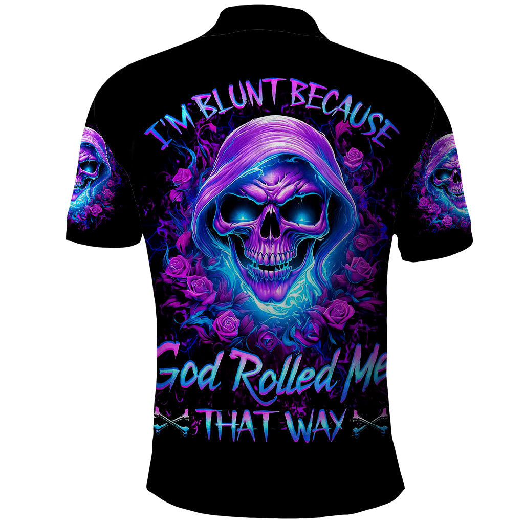 rose-skull-polo-shirt-im-blunt-because-god-rolled-me-that-way