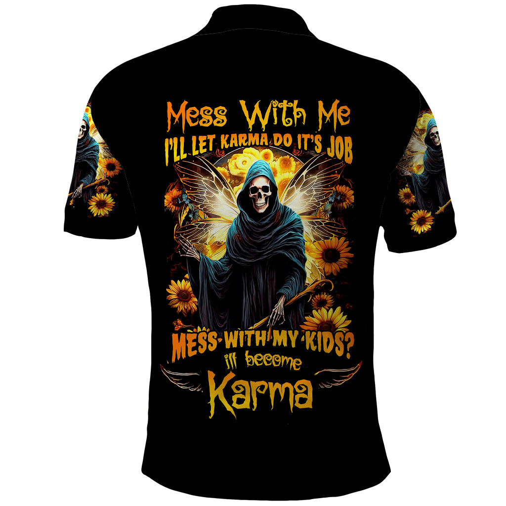 fairy-death-skull-polo-shirt-mess-with-me-ill-let-karma-do-its-job