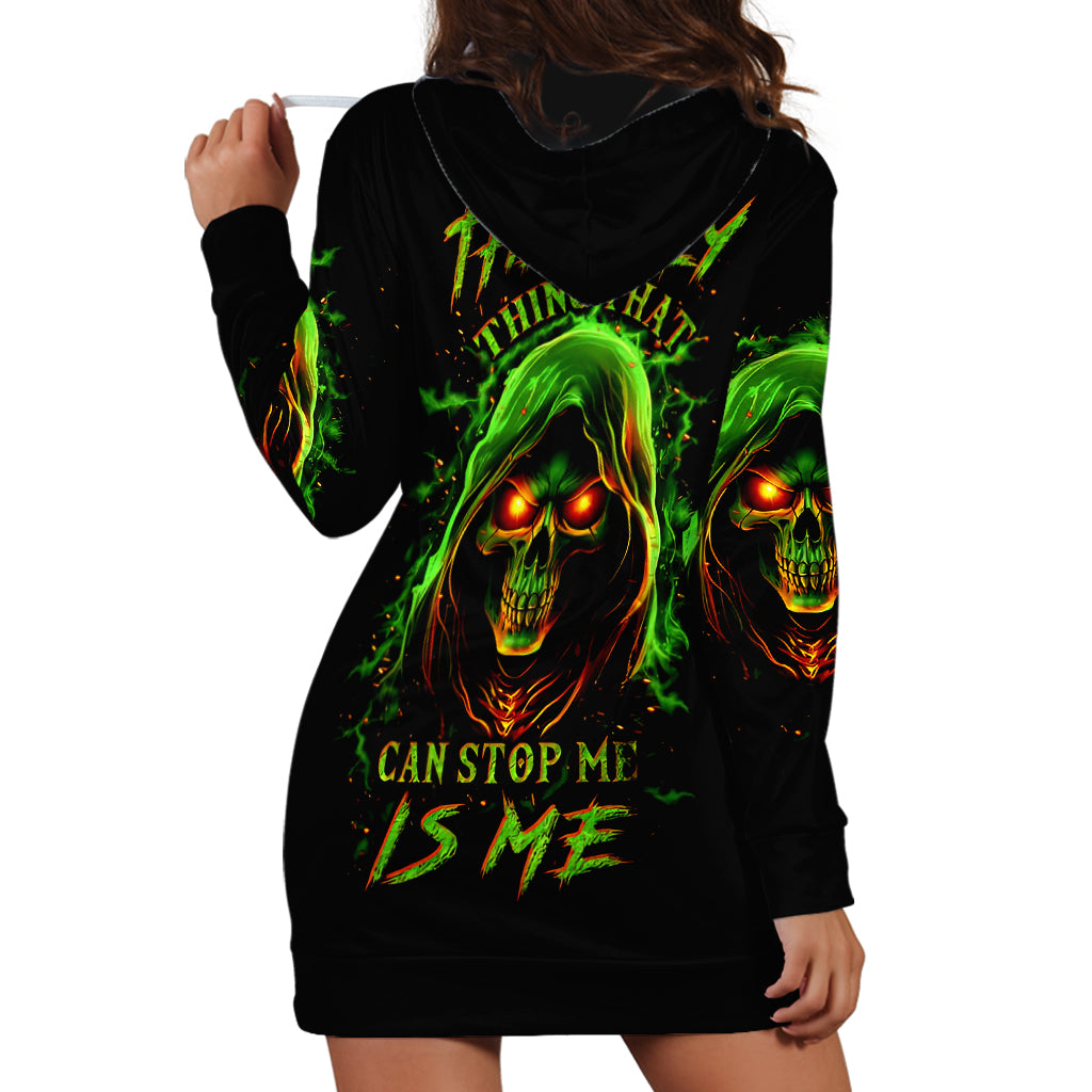 fire-death-skull-hoodie-dress-the-only-thing-that-can-stop-is-me