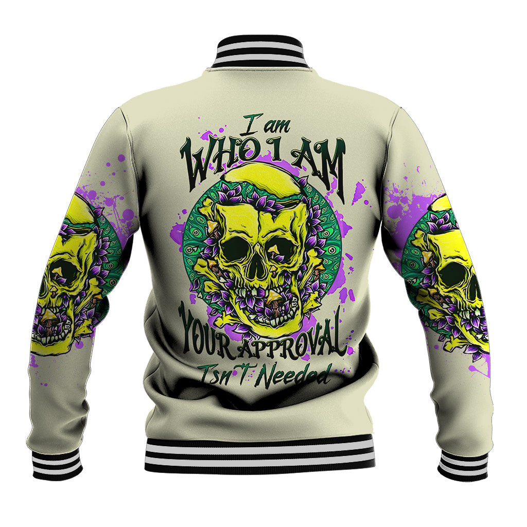 flower-skull-baseball-jacket-iam-who-iam-your-approval-isnt-need