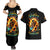 Sunflower Skull Couples Matching Summer Maxi Dress and Hawaiian Shirt She Is Sunshine Mixed With A Little Hurricane