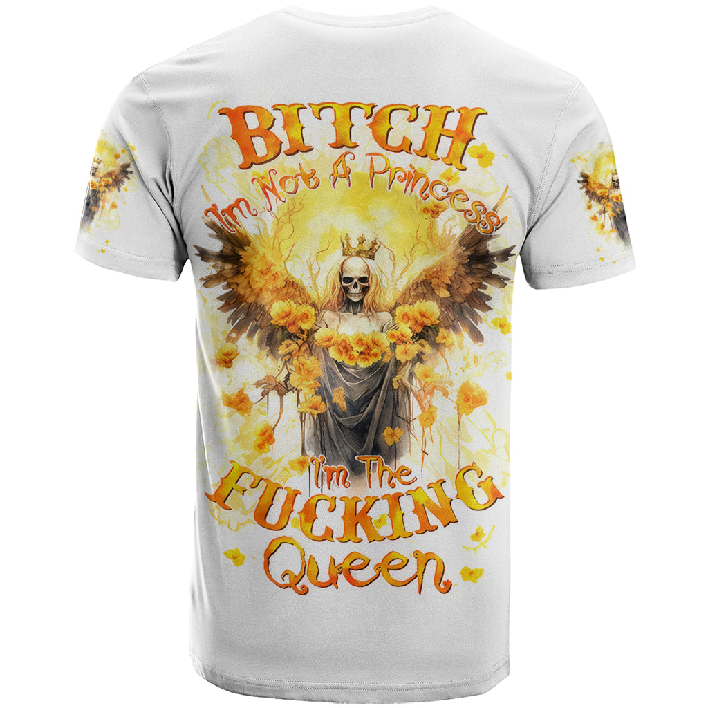 Flower Skull Angel T Shirt Bitch I'm The Fucking Queen