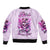 Rose Skull Bomber Jacket Bitch I'm The Fucking Queen