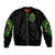 Flame Skull Bomber Jacket I Have 3 Sides Quite Sweet Funny Crazy