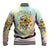 Sunflower Skull Baseball Jacket She Is Sunshine Mixed With A Little Hurricane