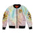 Sunflower Skull Bomber Jacket She Is Sunshine Mixed With A Little Hurricane