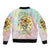 Sunflower Skull Bomber Jacket She Is Sunshine Mixed With A Little Hurricane