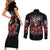 Couple Skull Couples Matching Short Sleeve Bodycon Dress and Long Sleeve Button Shirt From Our Firse Kiss