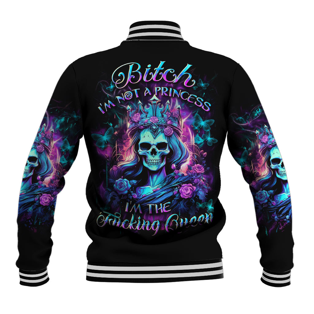 Queen Skull Baseball Jacket Bitch I'm The Fucking Queen