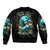 Flame Girl Skull Bomber Jacket Assuming I Was Like Most Girls Was Your First Mistake