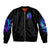 Flame Girl Skull Bomber Jacket The Good Girl In Me Got Tired Of The Bullshit