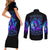 Flame Girl Skull Couples Matching Short Sleeve Bodycon Dress and Long Sleeve Button Shirt The Good Girl In Me Got Tired Of The Bullshit