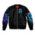 Flame Girl Skull Bomber Jacket The Good Girl In Me Got Tired Of The Bullshit