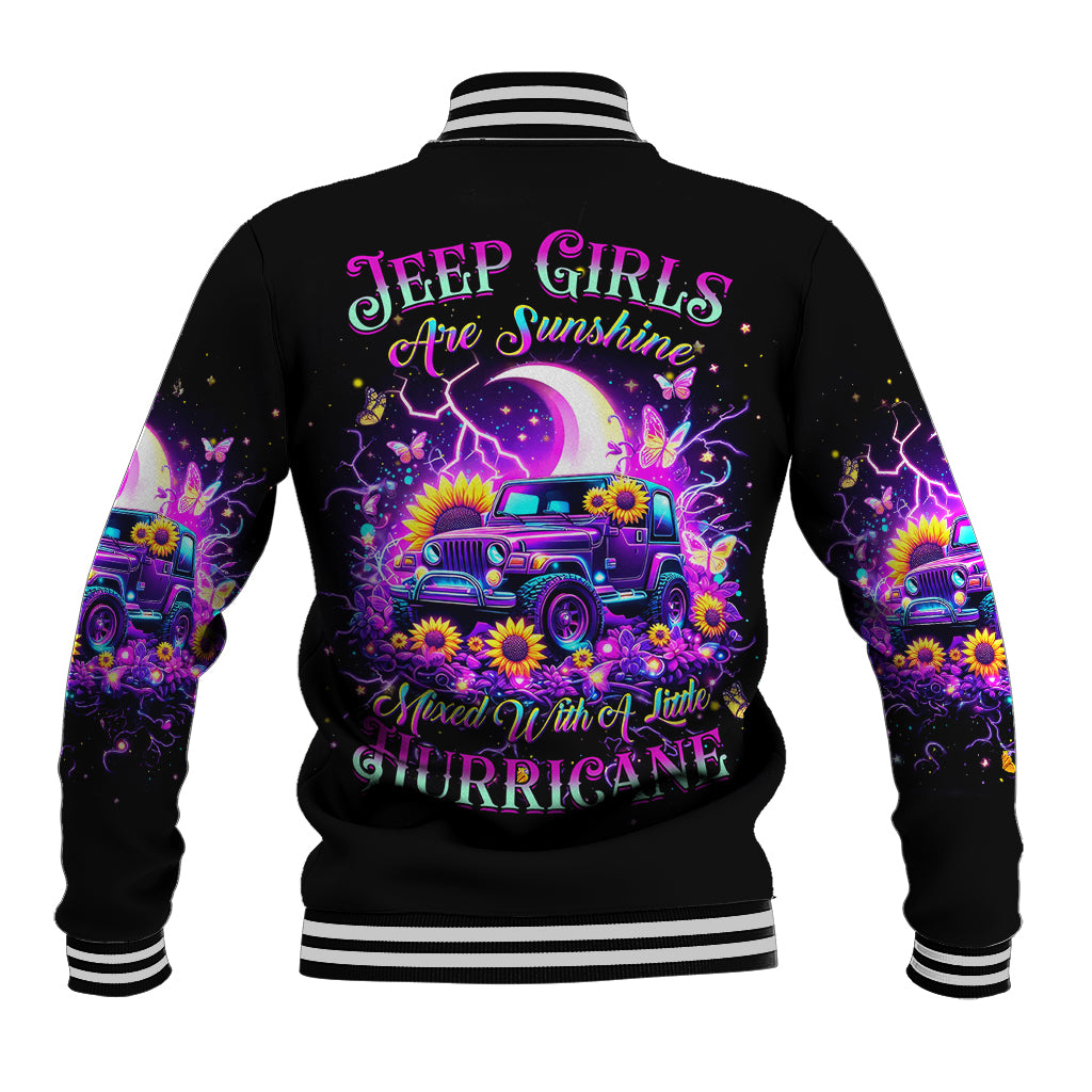 Nigh Jeep Baseball Jacket Jeep Girls Are Sunshine Mixed With A Little Hurricane