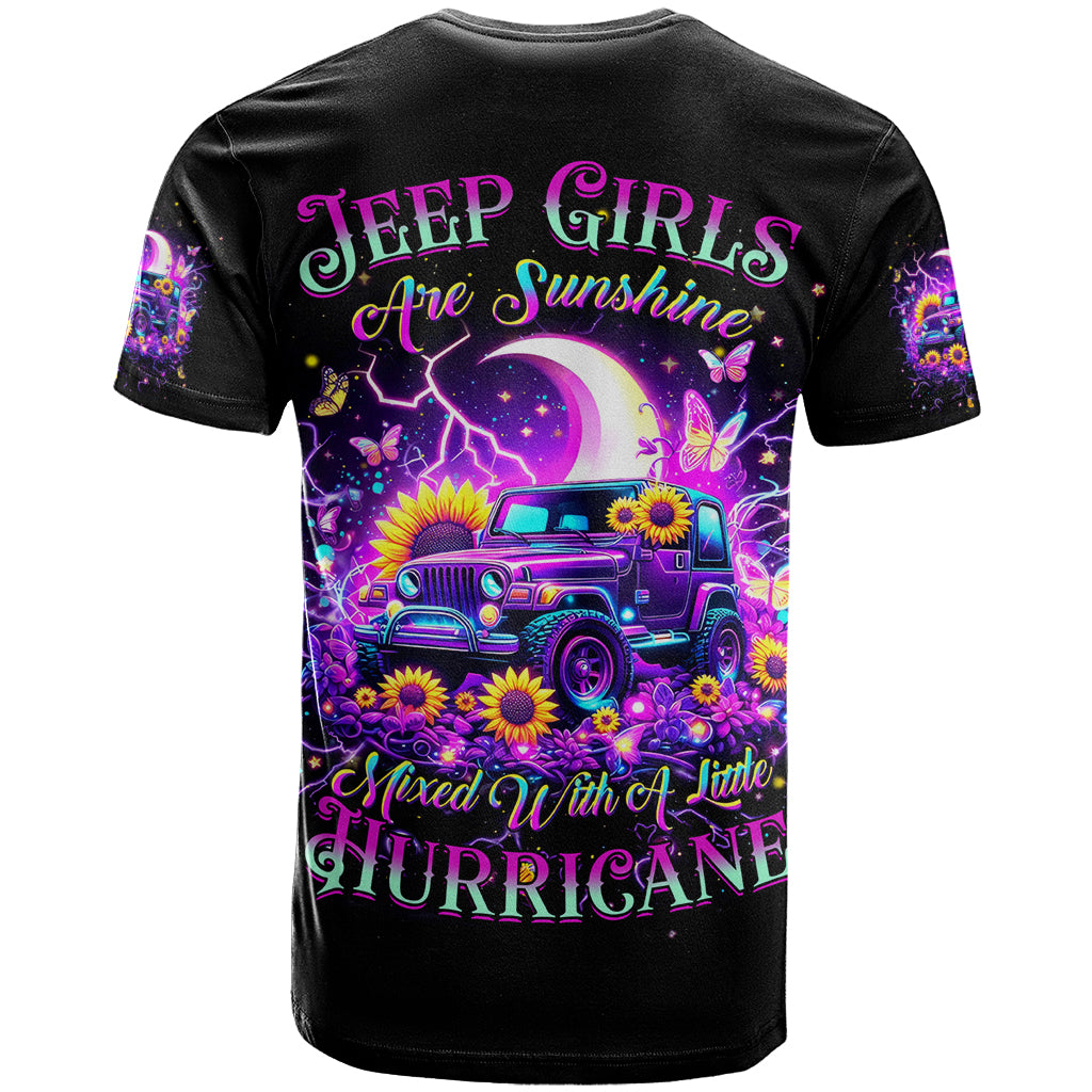 Nigh Jeep T Shirt Jeep Girls Are Sunshine Mixed With A Little Hurricane