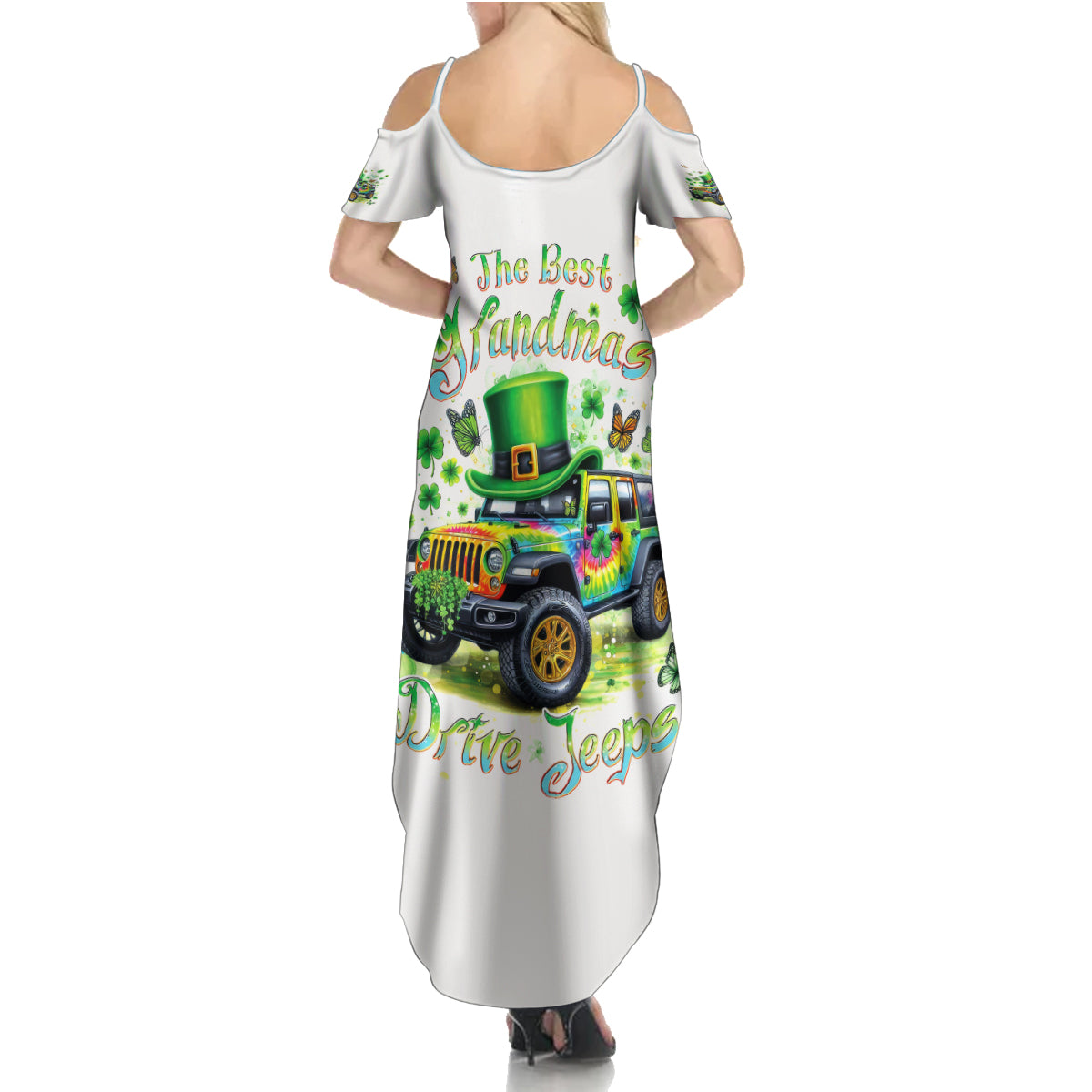 Irish Jeep Summer Maxi Dress The Best Grandmas Drive Jeeps