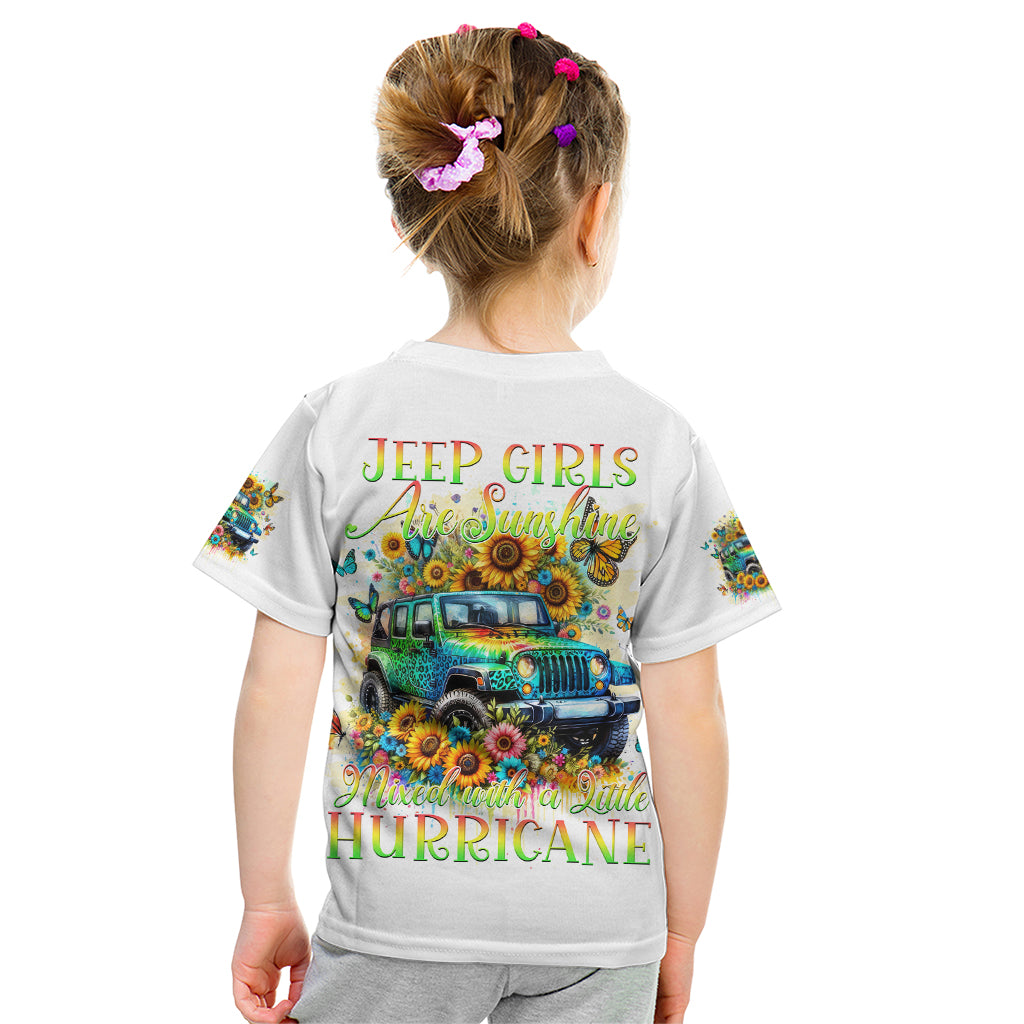 Hippie Jeep Kid T Shirt Jeep Girls Are Sunshine Mixed With A Little Hurricane