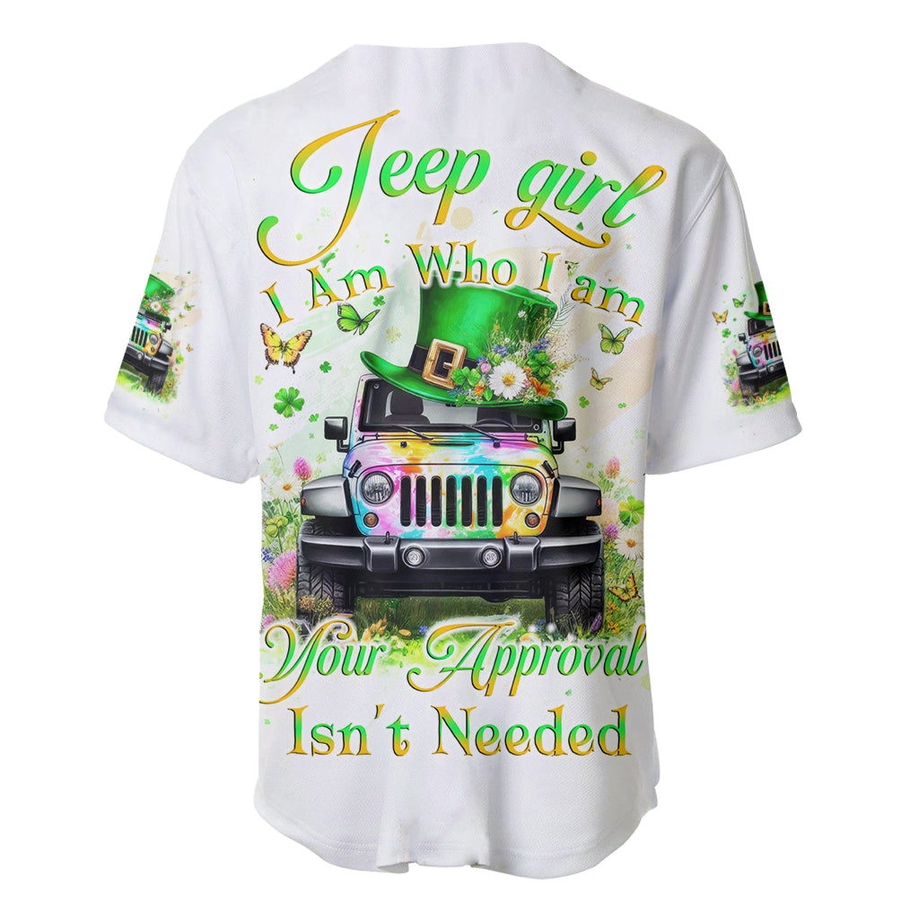 Irish Jeep Baseball Jersey Jeep Girl Iam Who Iam Your Approval Isn't Needed