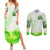 Irish Jeep Couples Matching Summer Maxi Dress and Long Sleeve Button Shirt Jeep Girl