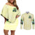 Irish Jeep Couples Matching Off Shoulder Short Dress and Long Sleeve Button Shirt In March We Wear Green