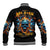 Flame Skull Baseball Jacket When I Was Born The Devil Said Ohh Shit Competition