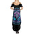 Rose Skull Summer Maxi Dress I'm Never Alone My Demons Are With Me 24/7