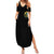 Sunflower Skull Summer Maxi Dress I'm Blunt Because God Rolled Me That Way