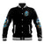 Wolf Skull Baseball Jacket Born As Human But Wolft At Heart