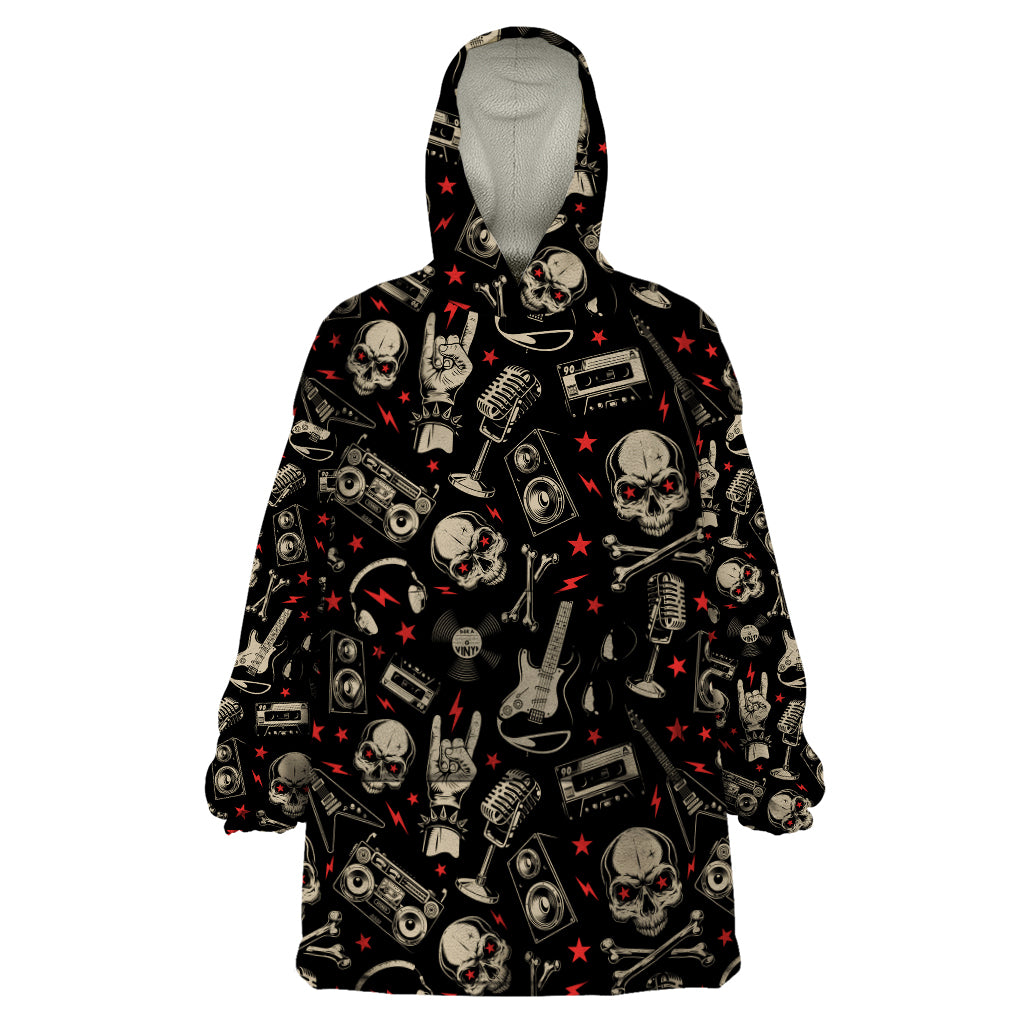 rock-and-roll-skull-pattern-design-wearable-blanket-hoodie