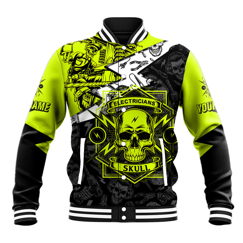 personalised-electricians-skull-baseball-jacket