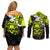 personalised-electricians-skull-couples-matching-off-shoulder-short-dress-and-long-sleeve-button-shirts